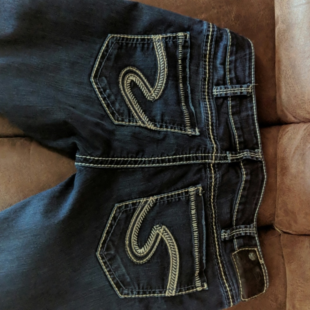 Silver jeans